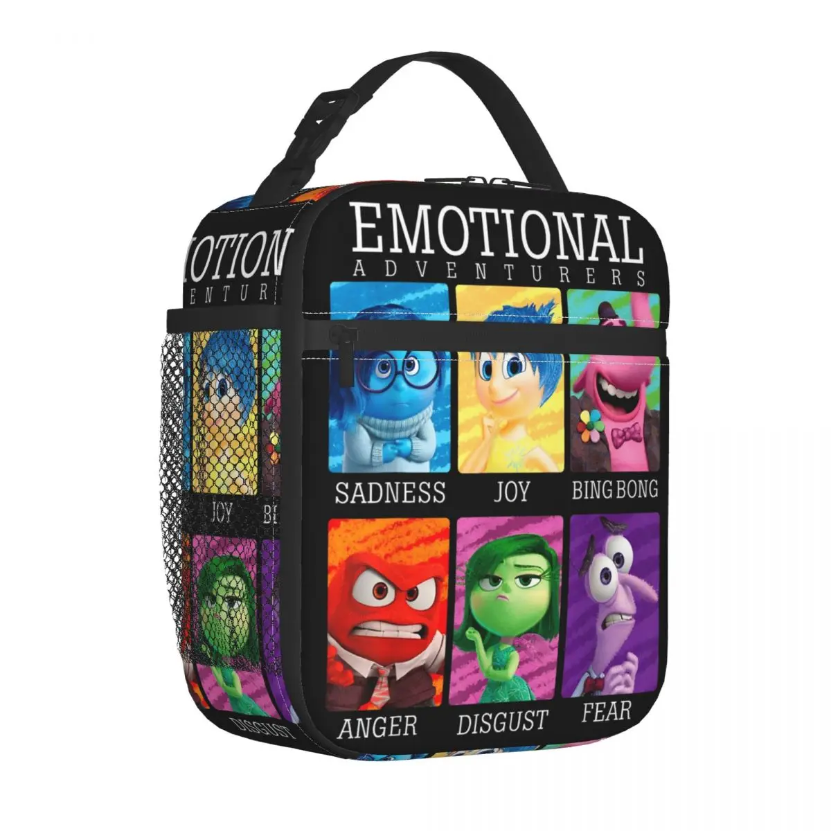 Inside Out Emotions Yearbook Group Insulated Lunch Bag Leakproof Reusable Cooler Bag Lunch Box Tote School Picnic Girl Boy