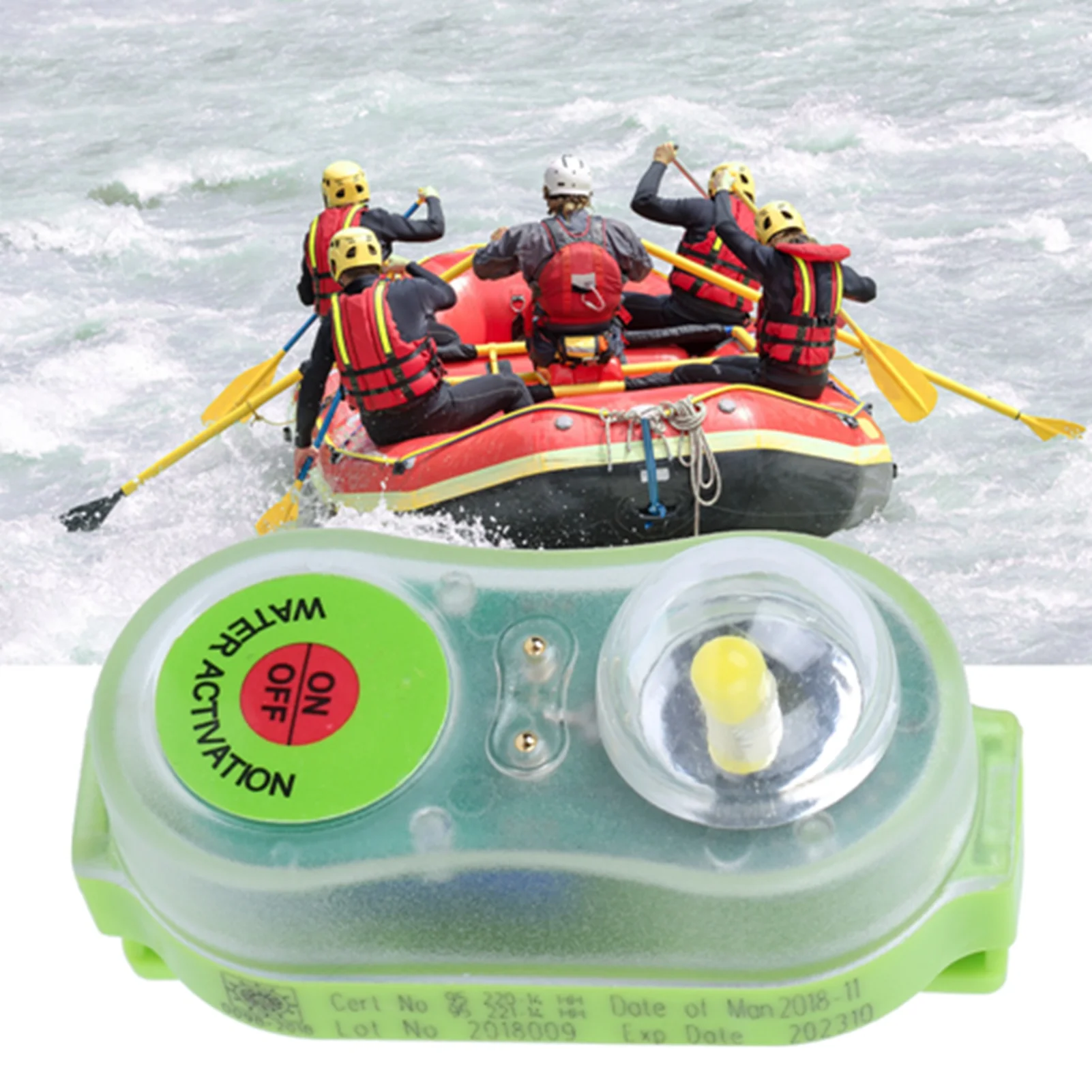 JHYD-I Schwimmweste Licht 30g Lithium Schwimmweste Licht LED Lithium/Cyan Lebensrettende Für Schwimmweste Erwachsene Kinder im Freien