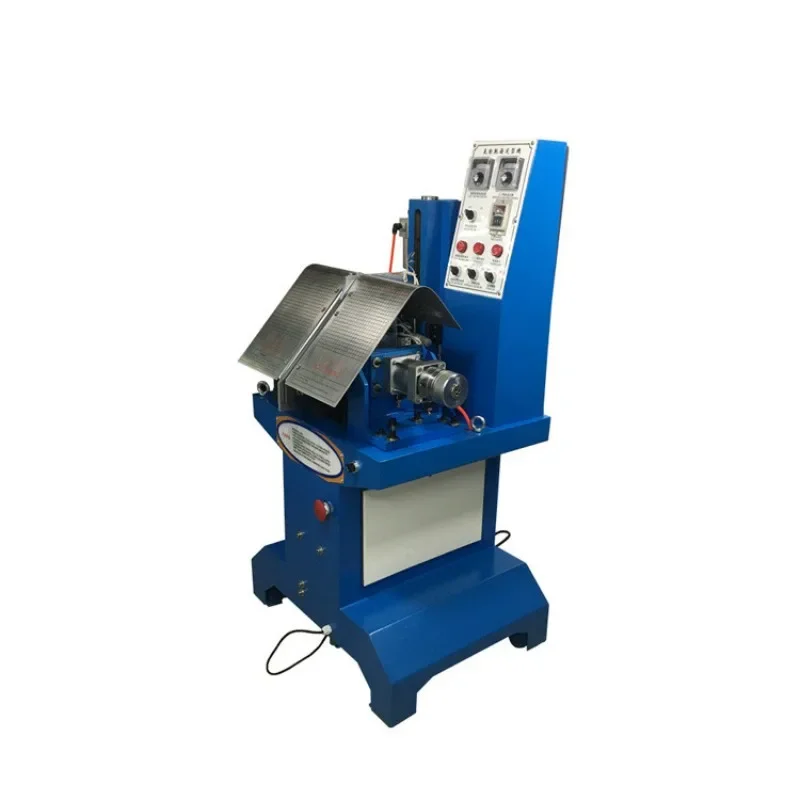 Boot upper setting machine, scimitar curve leather fabric back  machine, boot upper  machine hot and cold setting