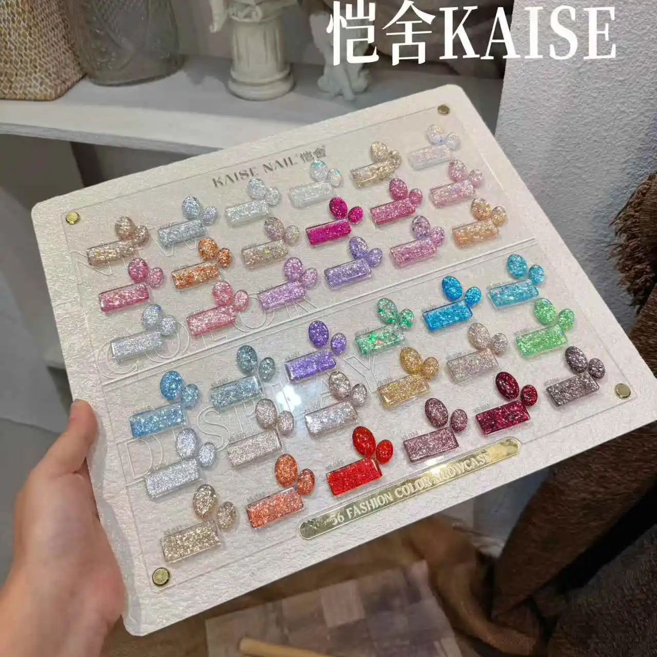 

KAISE 36 Colors Flash Nail Gel Set 2025 New Fashion Long Lasting HEMA-Free TPO-Free Non-Toxic UV Gel for Nail Salon Wholesale