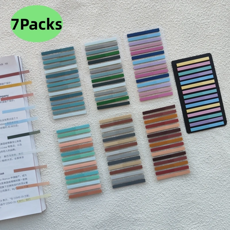 2100 Sheet Transparent Sticky Notes Page Markers Book Tabs Index Sticky Notes Bookmarks Memo Pad Notepad Stickers Stationery