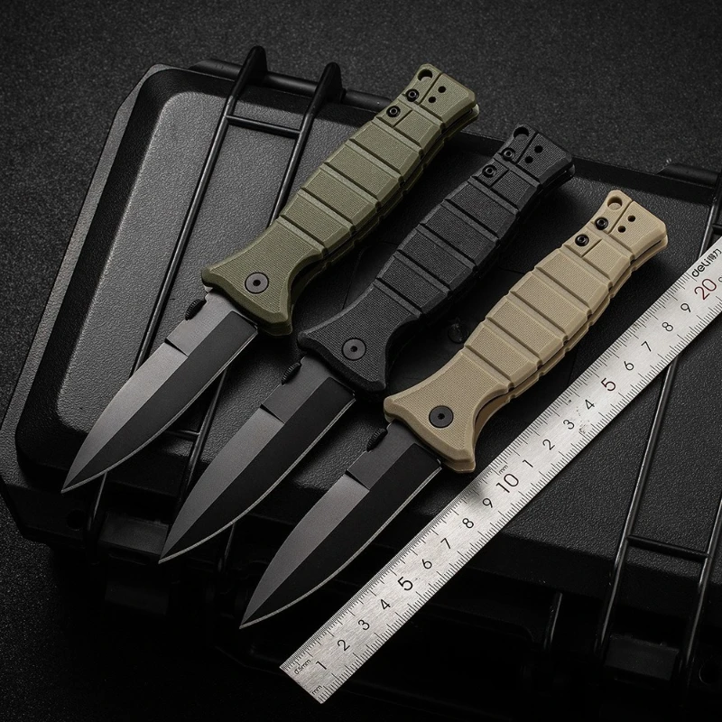 

Portable 3425 Outdoor Pocket Camping Fold Knife 8CR13 Blade G10 Handle Hunting Survival Tactical Fruit Utility Knives EDC Tools