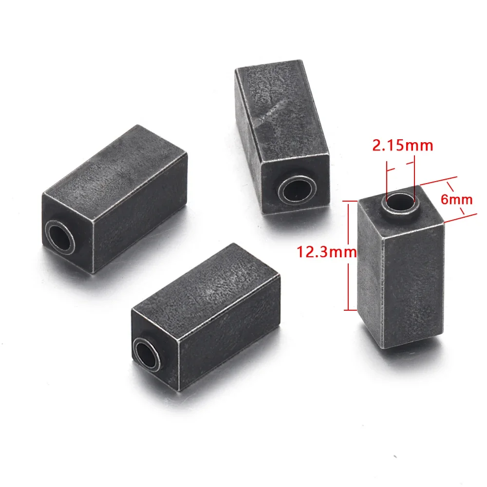 Stainless Steel Small Hole Vitage Spacer Beads for beaded Bracelet Making Metal Charms Accessories