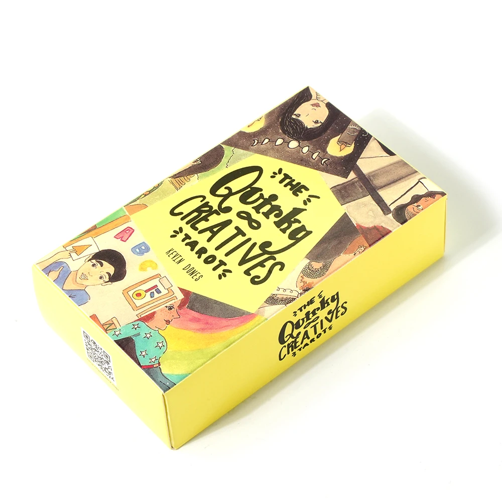 The Quirky Creatives Tarot Deck من Kevin Dones مجموعة بطاقات العرافة الفنية الحديثة 78 لبطاقات الكتاب الفنانين والعقل الفريد #2