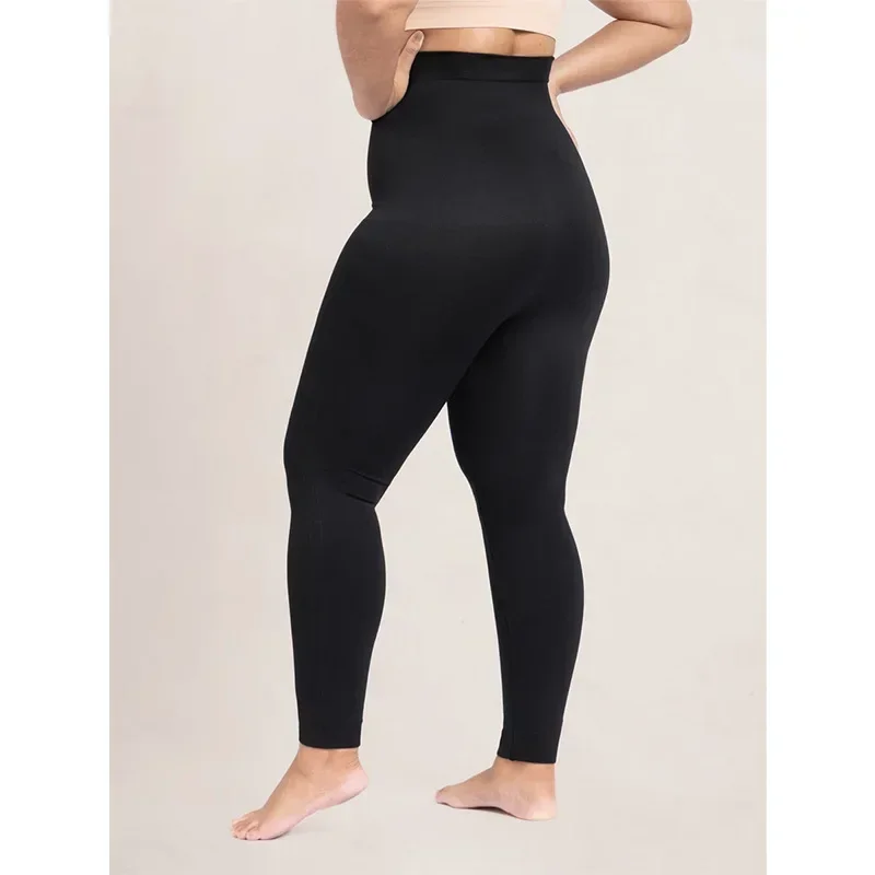 

Women's High-waisted Silicone Non-slip Dotted Shaping Pants European and American Tight Tummy Control Nine-point Pants Leggings