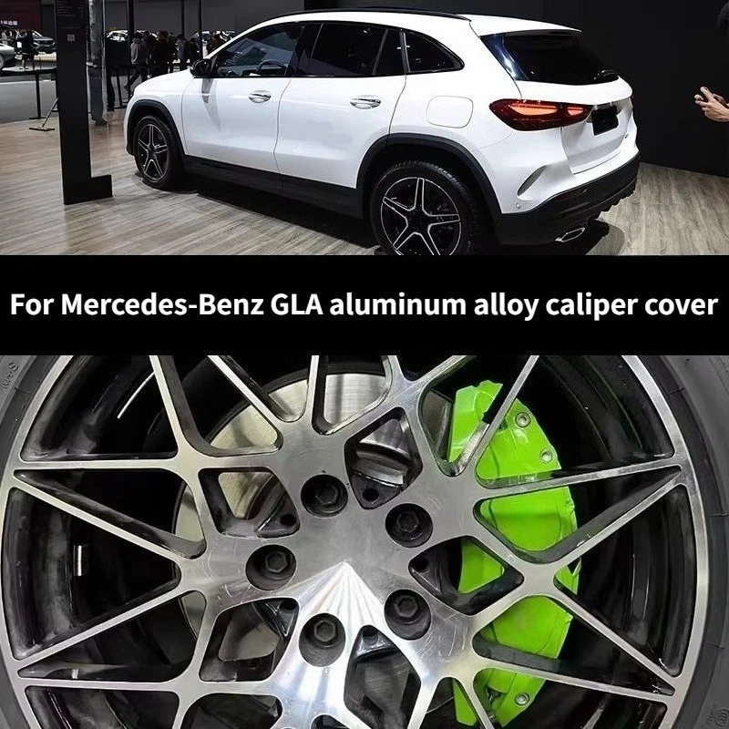 For Mercedes-Benz GLA220/200/260 Aluminum Alloy Brake Caliper Cover Wheel Hub Shell Decorative Accessories