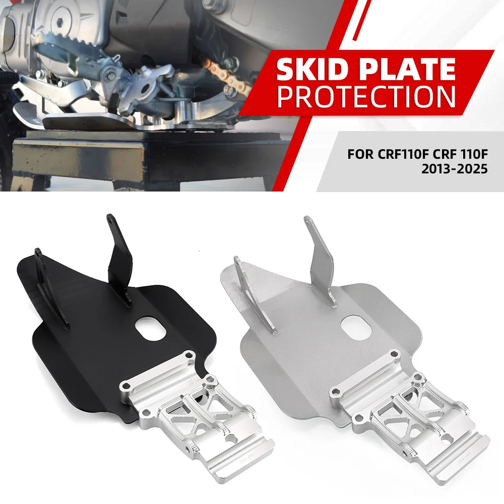 

For Honda CRF110F CRF 110F 2013-2021-2022-2023-2024-2025 Under Engine Protection Guard Cover Bash Guards Sump Cradle Skid Plate