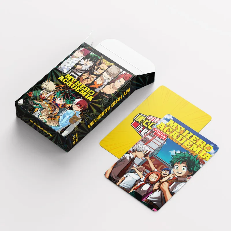 92Pcs/Set My Hero Academia Series High Quality Lomo Cards Midoriya Izuku Bakugo Katsuki HD Printd Photocards And Stickers Gifts