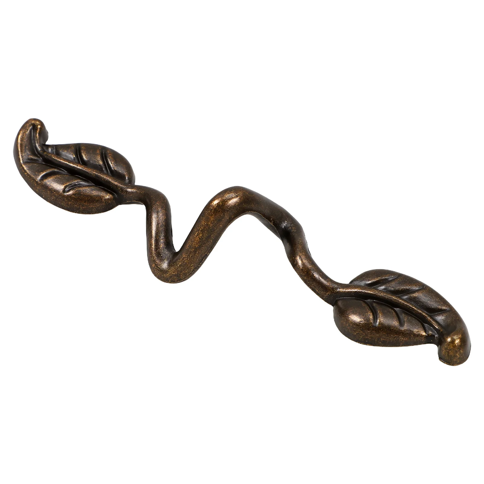 

1Set Leaf Shape Vintage Drawer Pull Zinc Alloy Handle for Cabinet Dresser Wardrobe Kitchen Bedroom Bathroom Hardware