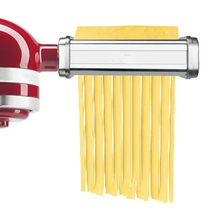 Pastaopzetstuk voor KitchenAid Mixer, Pasta Sheet Roller, Spaghetti Fettuccine Cutter, Roestvrij Noodle Fit All KitchenAid Chef