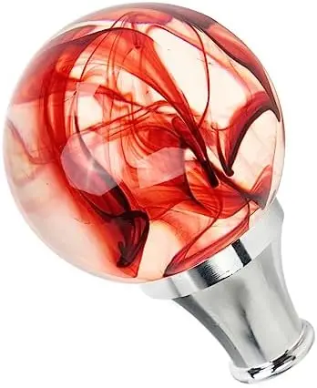 

Universal Fit Red Shift Knob with 3 Adapters – Improves Comfort for Manual & Automatic Cars