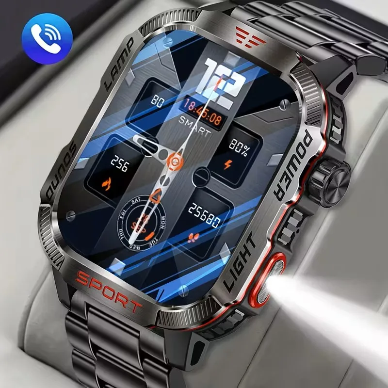 

Новые военные GPS умные часы мужские фонарик компас 600 мАч аккумулятор открытый спортивный трекер Bluetooth вызов умные часы мужские