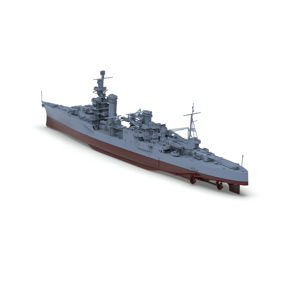 1/700 US Navy CA-33 Portland Class Heavy Cruiser 1942 Ship Warship Toy Ship Model Hobby Assembled Homemade Toys