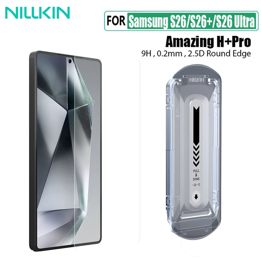 

Nillkin Screen Protector For Samsung Galaxy S26 Ultra / S26 Amazing H+PRO Anti-Explosion 2.5D For SAM S26+ Plus Tempered Glass