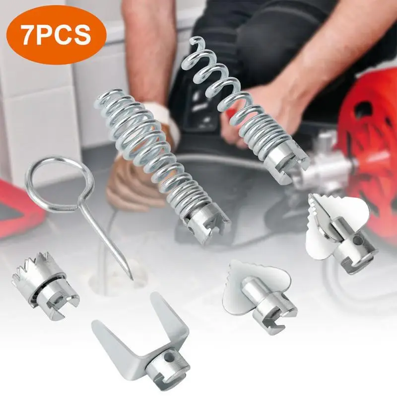 Imagem -04 - Aço Carbono Corte Cabeça Tubo Removedor Pipeline Cleaner Tool Dragagem de Esgoto Casa Hotel Shopping Pia Pcs