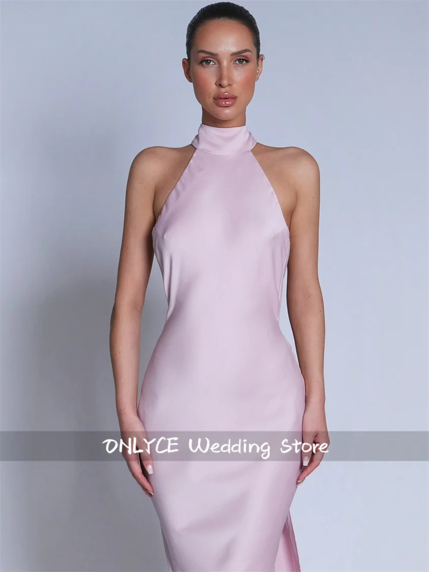 فستان بسيط حورية البحر للحفلات الراقصة للعرائس بدون أكمام 2026 بدون ظهر فستان زفاف نسائي فيستدو دي نوفيا مخصص