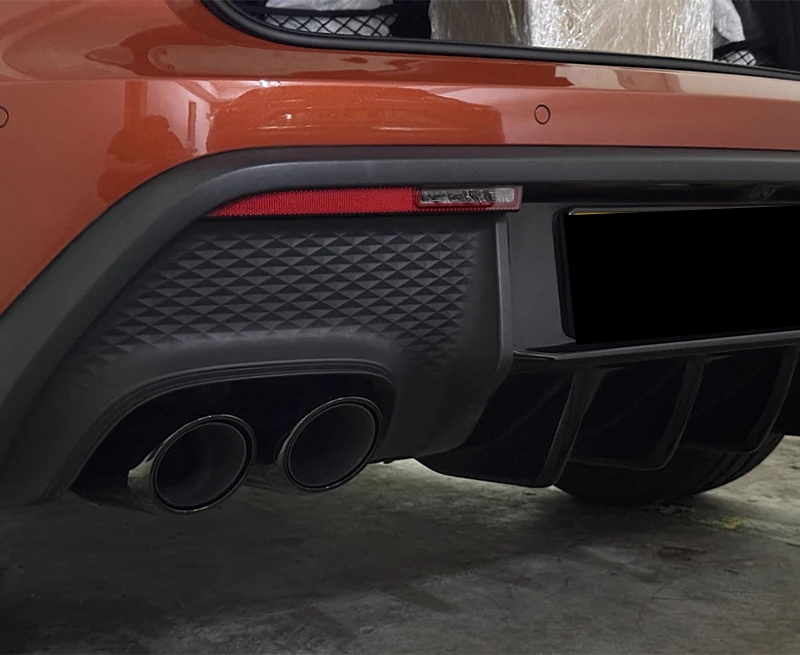 Für 2014–2025 Porsche Macan 2.0T Auspuff-Endrohrsystem Upgrade S Look Quad Schalldämpfer Endrohr Auspuffkrümmer – Detail 2