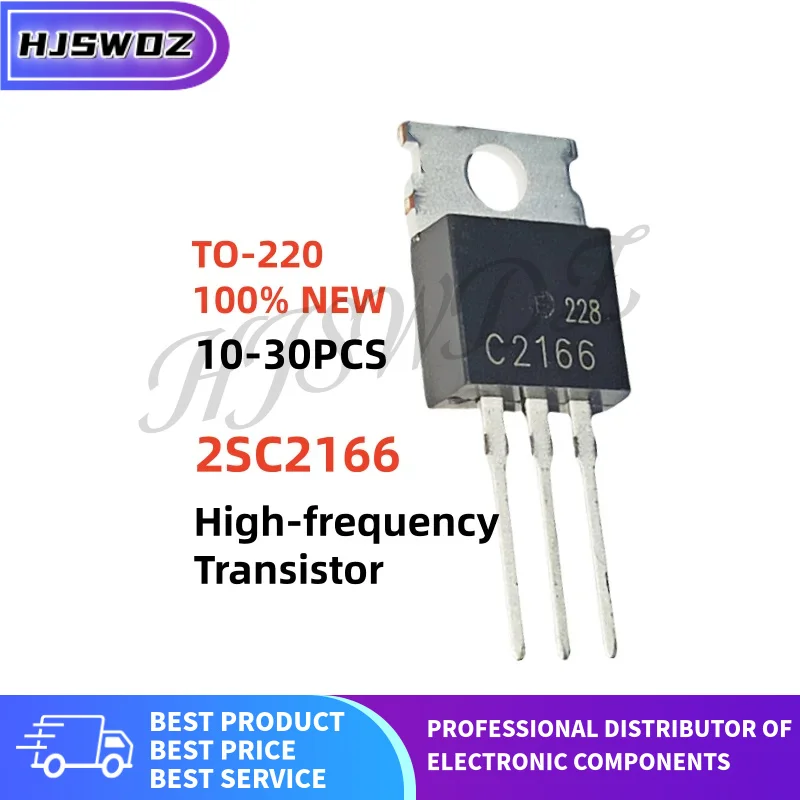 10-20-30pcs 2SC2166 C2166 High-frequency transistor TO-220 100% New and quality
