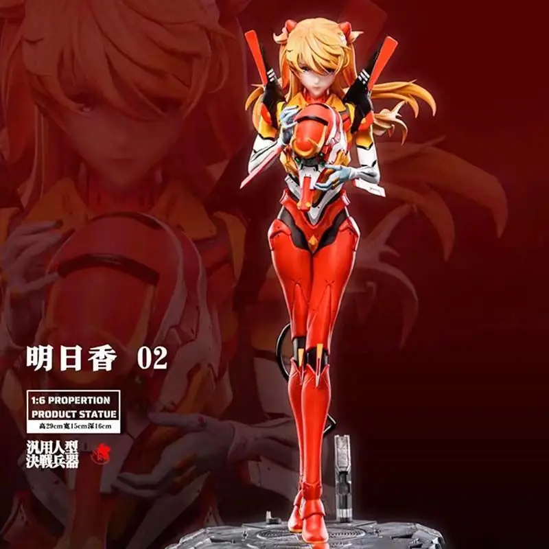 Mech Asuka Theater Edition No.2 Handheld Gift Anime Pretty Girl Doll Model Statue Desktop Ornament