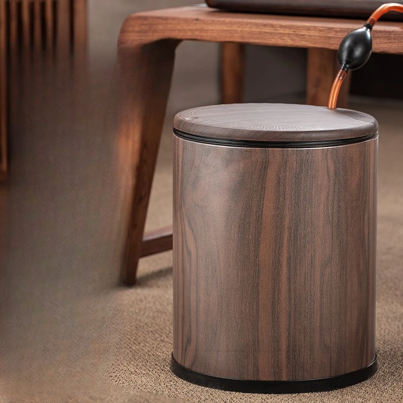 Full water reminder tea bucket overflow alarm tea residue bucket tea tray waste water bucket intelligent voice trash can