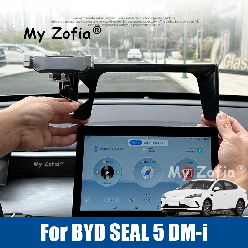 

For BYD SEAL 5 DM-i 2025 2026 Car Screen Phone Holder Navigation Bracket Control Screen Special Navigation Support Accessories