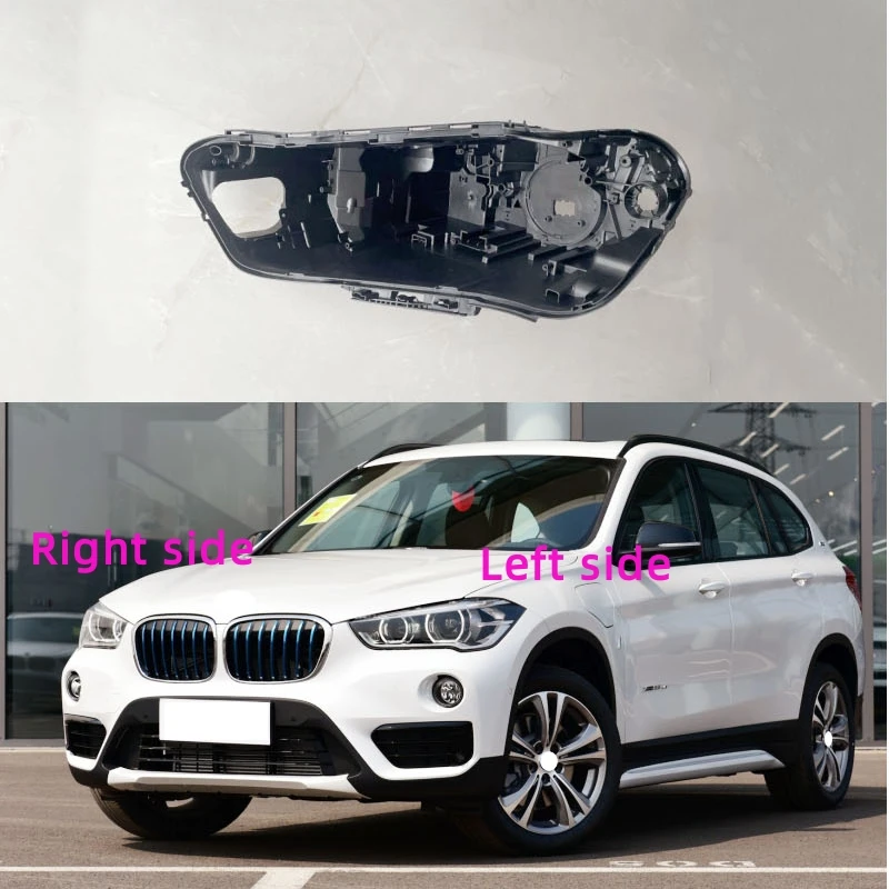 

Headlight Base For BMW X1 2016 2017 2018 2019 Headlamp House Car Rear Base Front Auto Headlight Back House