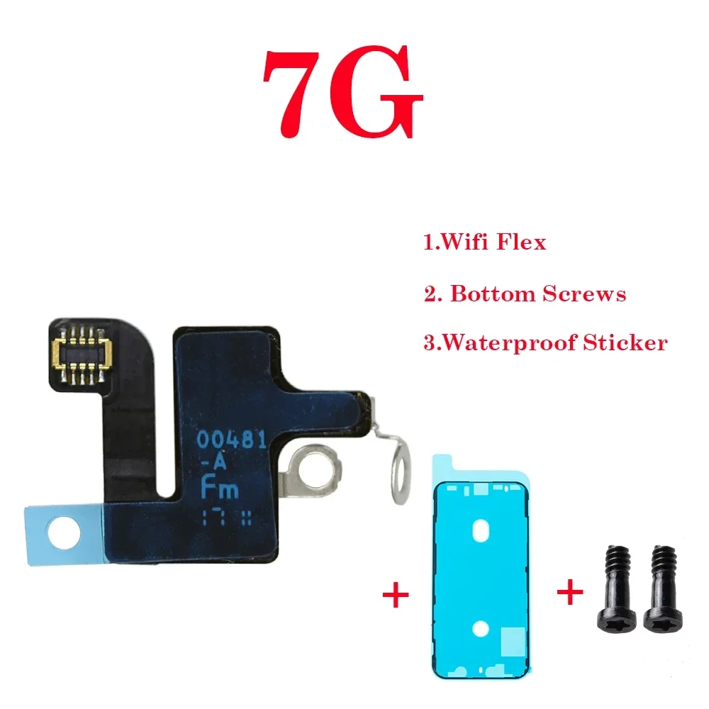 WiFi Antenna For iPhone 7 8 Plus X XR XS 11 12 13 14 Pro Max Mini Plus Wi-Fi Wireless Signal Antenna Flex Cable Repaired Part