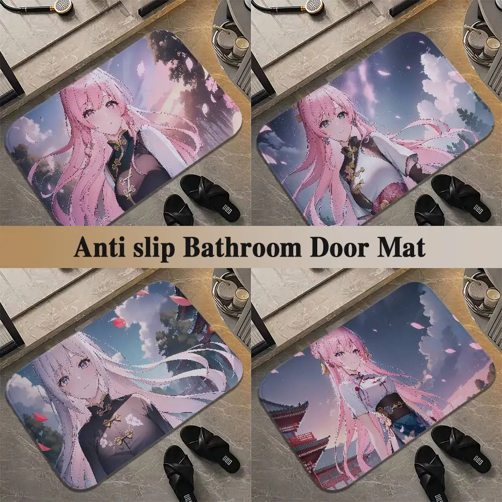 

Anime Ancient-style Girl Floor Mat Printed Large Carpets Living Room And Bedroom Carpets Bathroom Anti Slip Door MATS Small Ca
