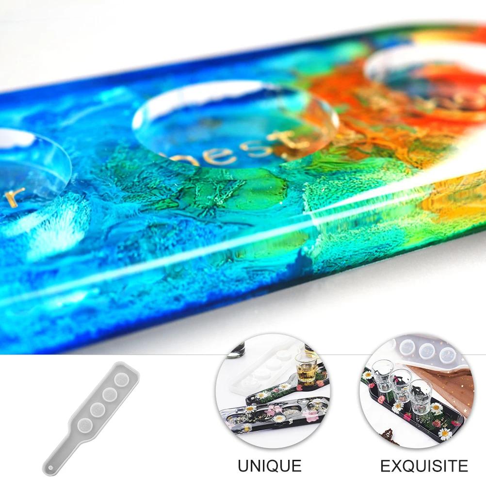 

Silicone Tray Making Mold DIY Crystal Epoxy Casting Tray Casting Mold Tool Flexible Reusable Craft Supplies Hardware