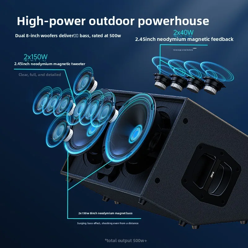 Musical Instrument Playing and Singing Audio Electric Blowpipe Saxophone Special Surround Sound Stage Performance Speaker