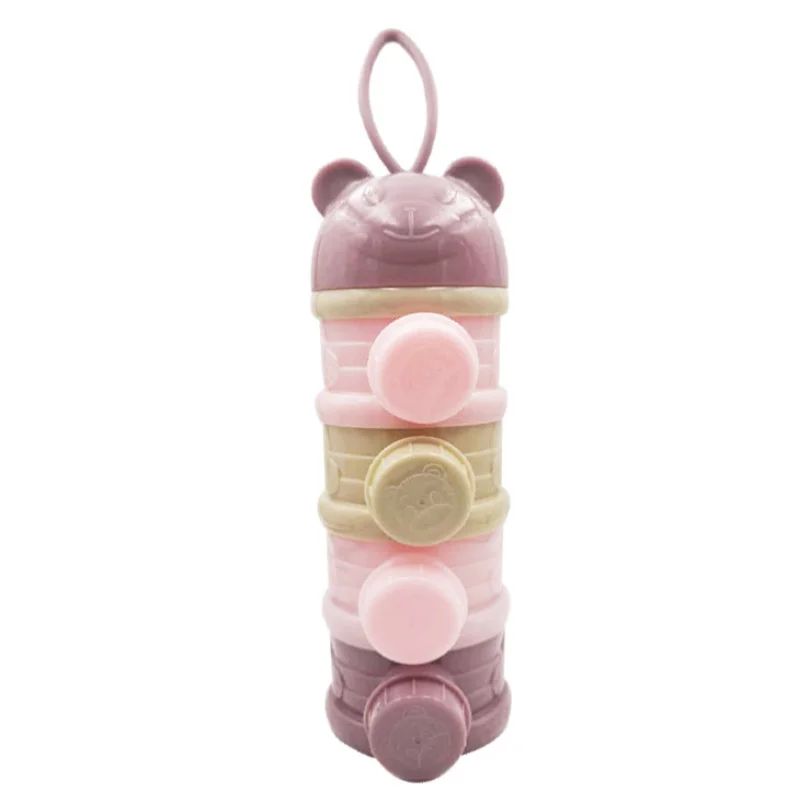 موزع مسحوق حليب الأطفال المحمول - علبة محكمة الغلق بثلاث طبقات للنزهات، حاوية مسحوق حليب الأطفال #5