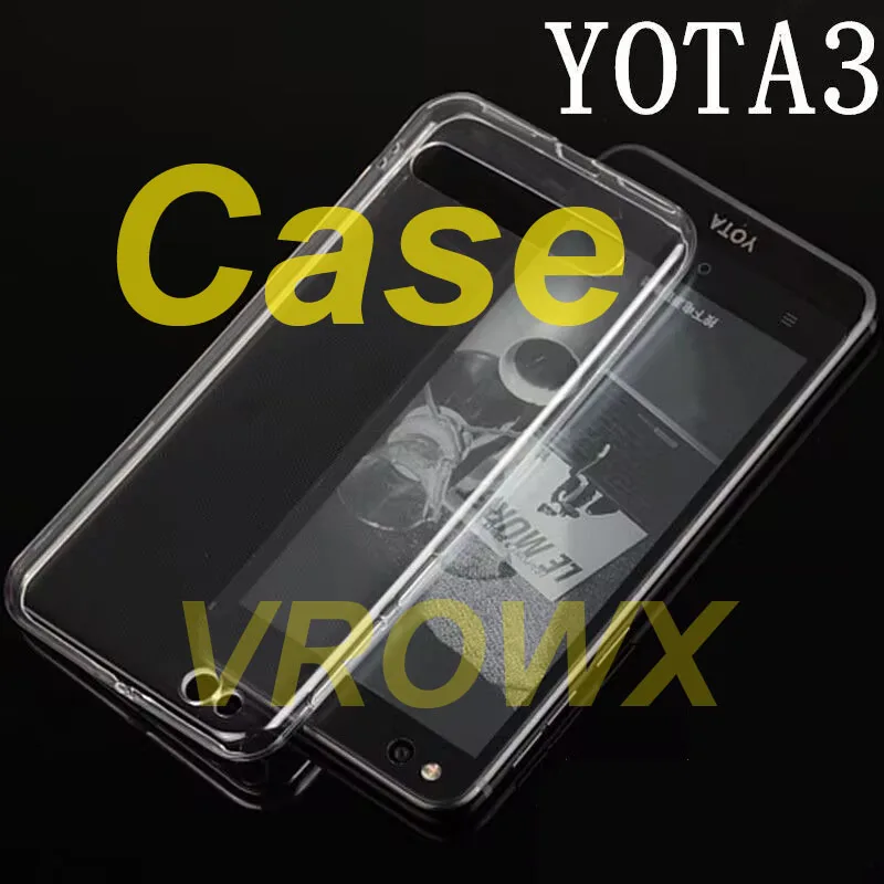 

Safety New Soft Phone Case For Yota YotaPhone 3 Dirt-resistant Transparent Silicone Case Back Cover For Yota Phone 2