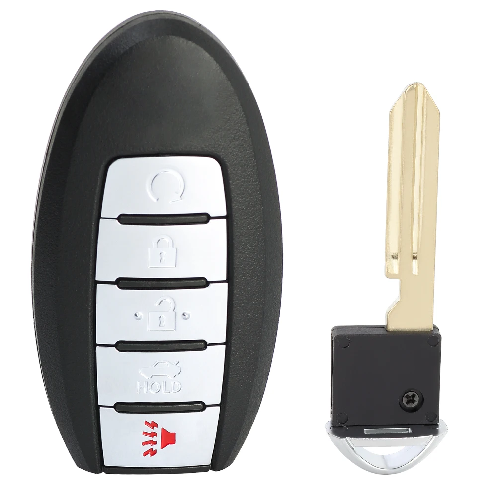 DIYKEY-llave inteligente S180144310 para Nissan Altima Maxima 2016, 2017, 2018, 2019, mando a distancia, 433,92 MHz, 4A, sin llave, 5 botones