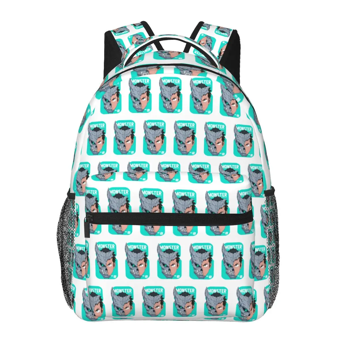 

Kaiju No. 8 Monster Sweeper Inc Student Backpack School Bag Hiking Travel Daypack for Boys Girls Fashion Bookbag Shoulder Bags