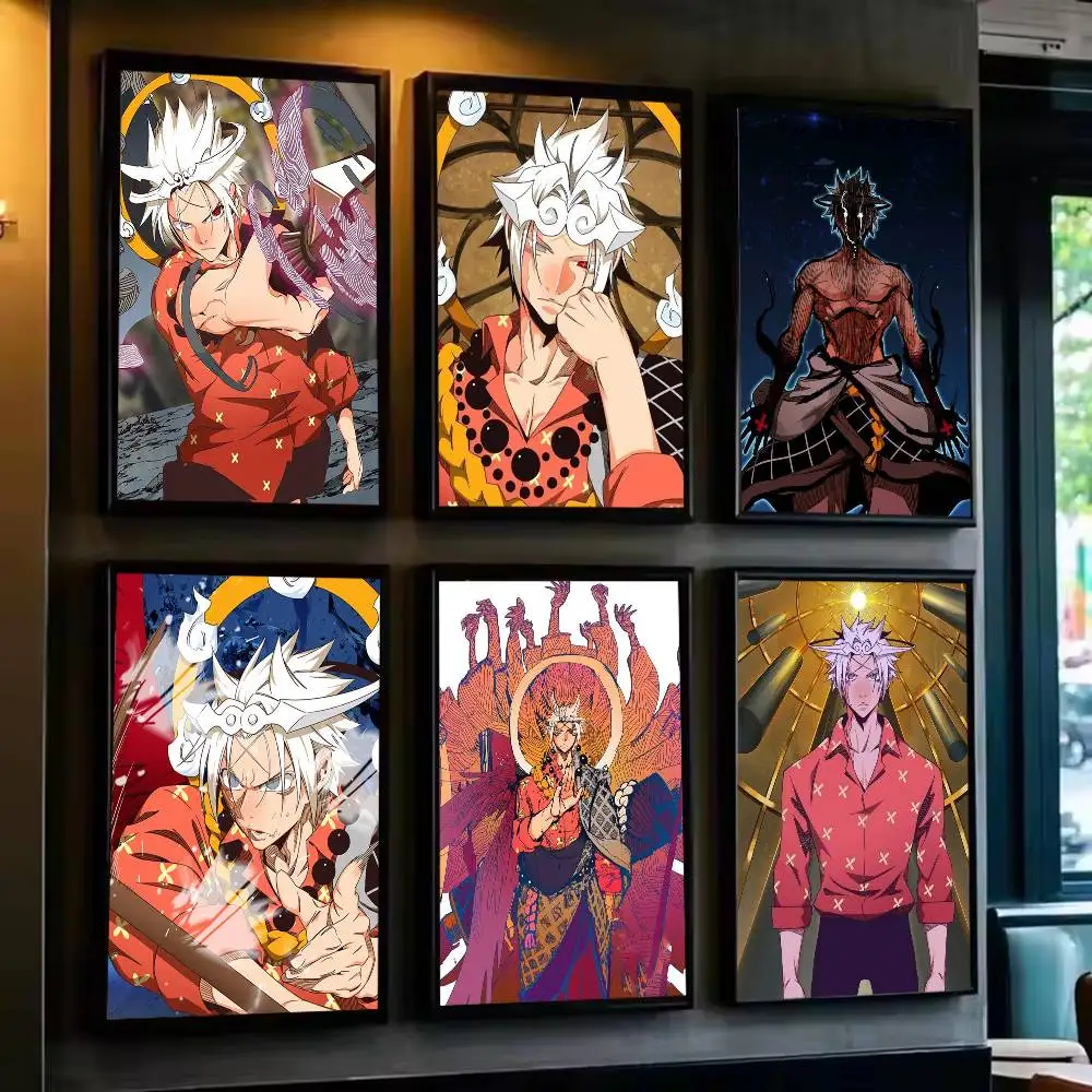

P-Park Mujin T-The God of High School Poster HD Self Adhesive Waterproof Wall Art Ideal for Home Office Dorm Gift