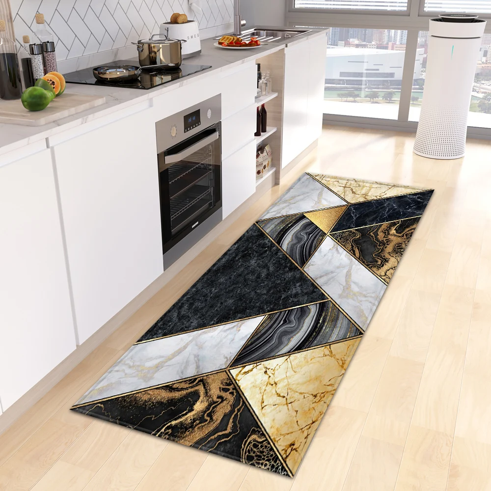 Kitchen Mat Bath Entrance Doormat Custom Bedroom Floor Decoration Non-Slip Foot Carpet Home Hallway Balcony Door Living Room Rug