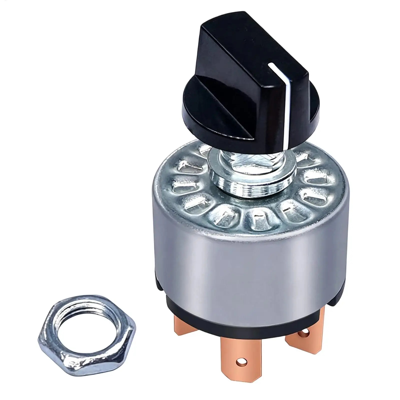 4 Positions Selector Knob Dustproof 3 Speed 16A 120VAC 12A 250VAC Rotary Cam Selector Knob for Industrial Control Control Panel