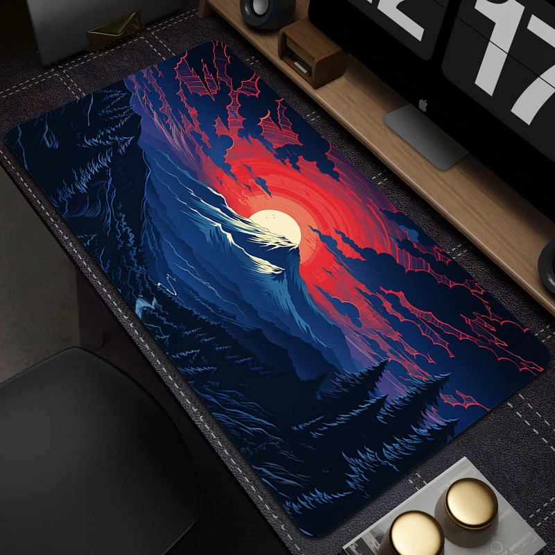 

Большой коврик для мыши с лесными деревьями, геймерский коврик для мыши, компьютерный стол, коврик для ПК, офисный ковер, клавиатура для ноутбука, игровые коврики, коврик для мыши, коврик для мыши