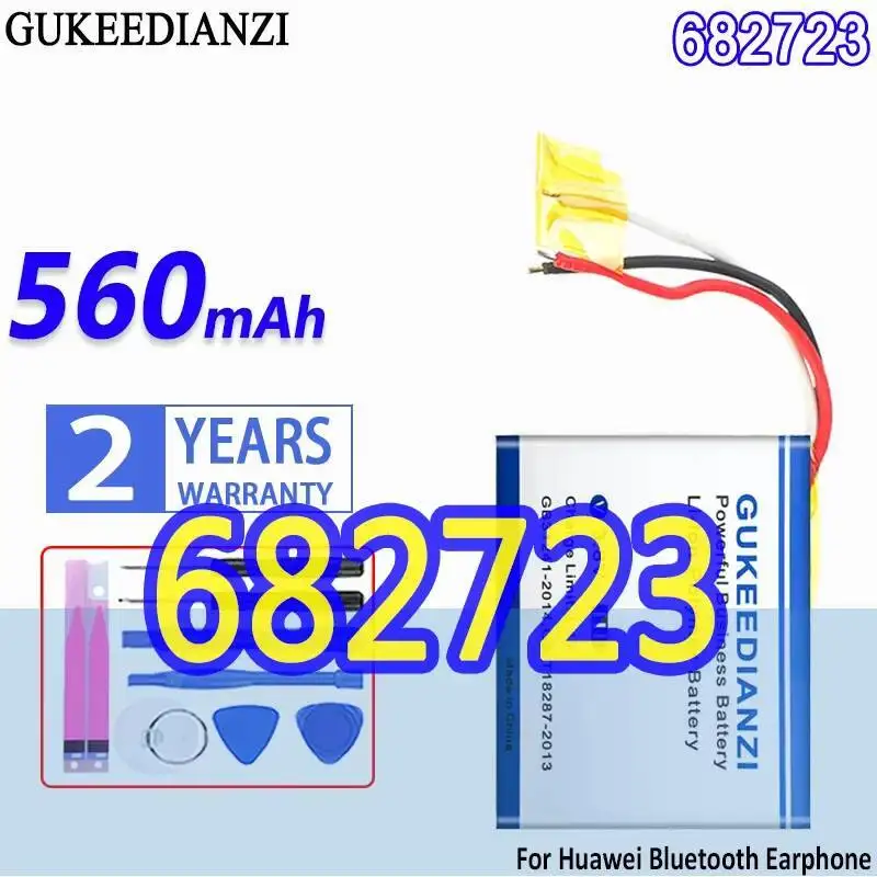 

Стабильный аккумулятор для наушников емкостью 560 мАч для Huawei Bluetooth 682723 3 линии