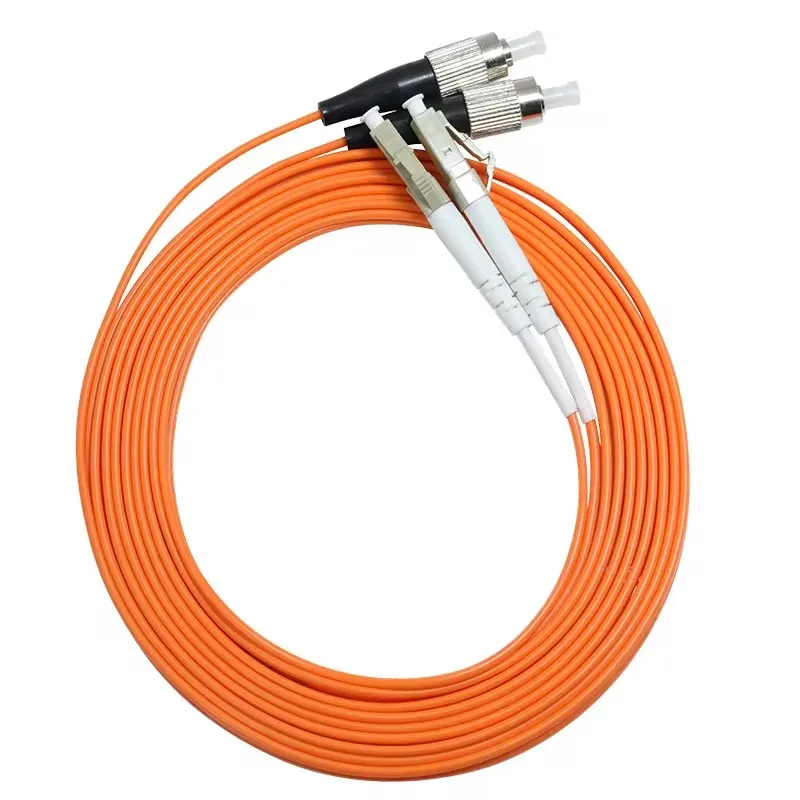 

YOUYSI 10PCS 1000Mbps Multimode fiber jumper LC-FC fiber patch cord LC/UPC-FC/UPC MM Duplex OM2 1m 2m 3m 5m 10m