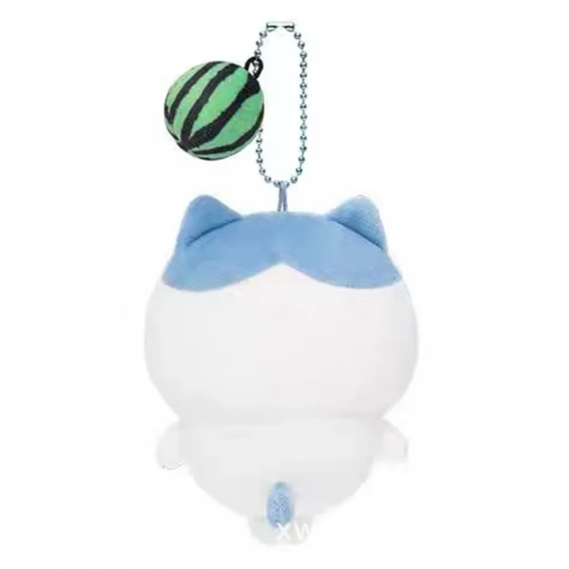 Chiikawa Watermelon Picking Leaf Cover Eyes Series Plush Pendant Hachiware Usagi Cartoon Doll Backpack Decor Gift For Young view 5