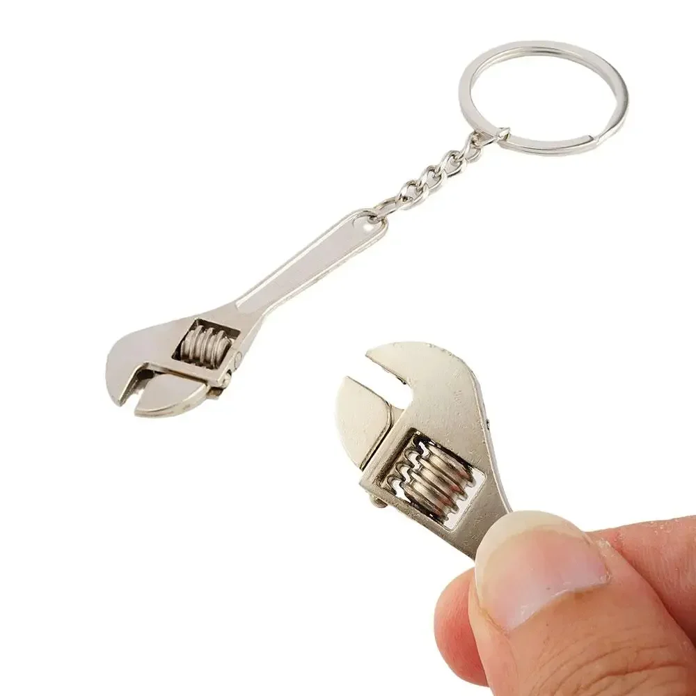 1PC Simulation tool Mini Wrench Portable Hand Tool Jaw Spanner Key Chain keychain