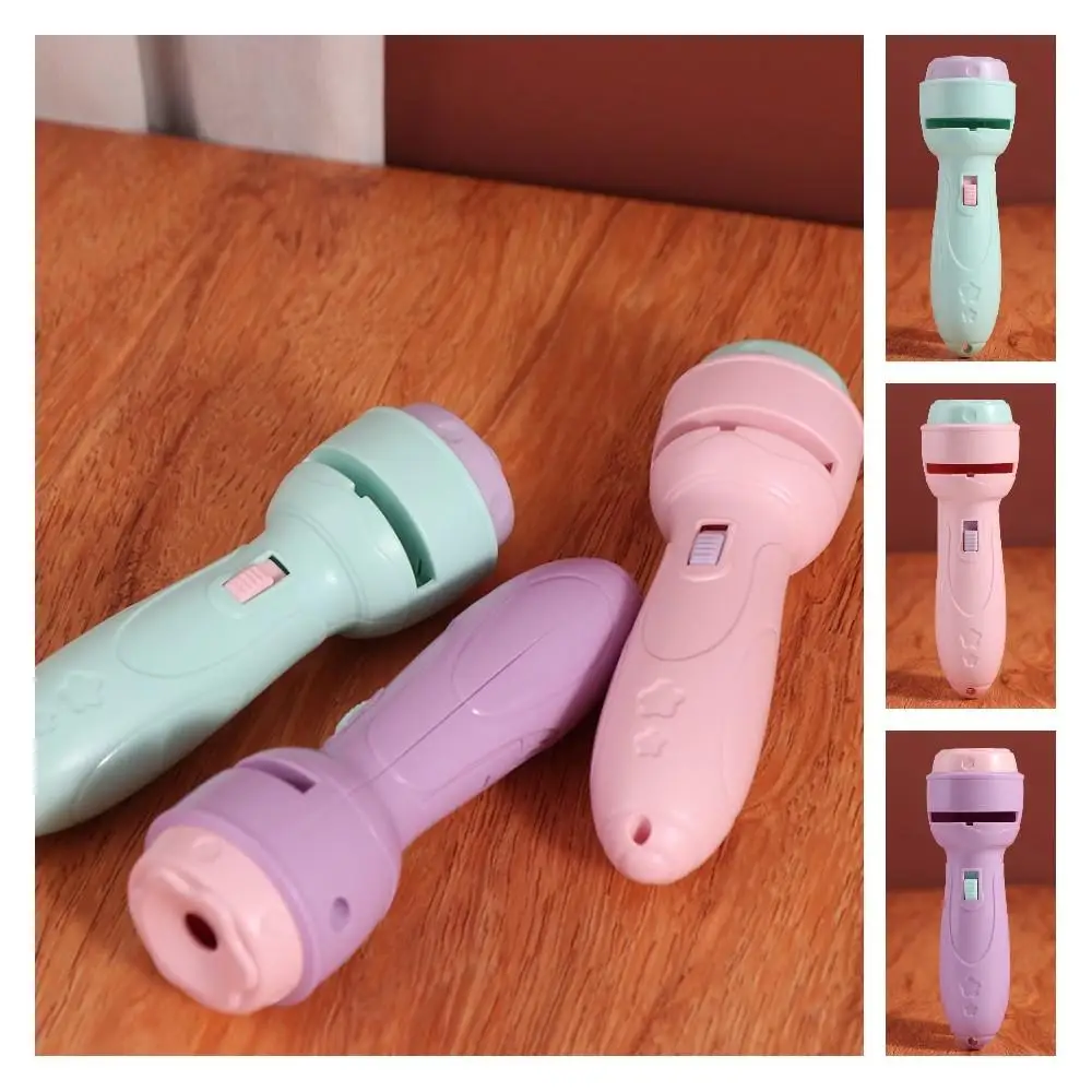 Lampada Proiettore per bambini Torcia Cognizione educativa precoce Proiezione di cartoni animati Torcia Formazione del pensiero logico 48 modelli