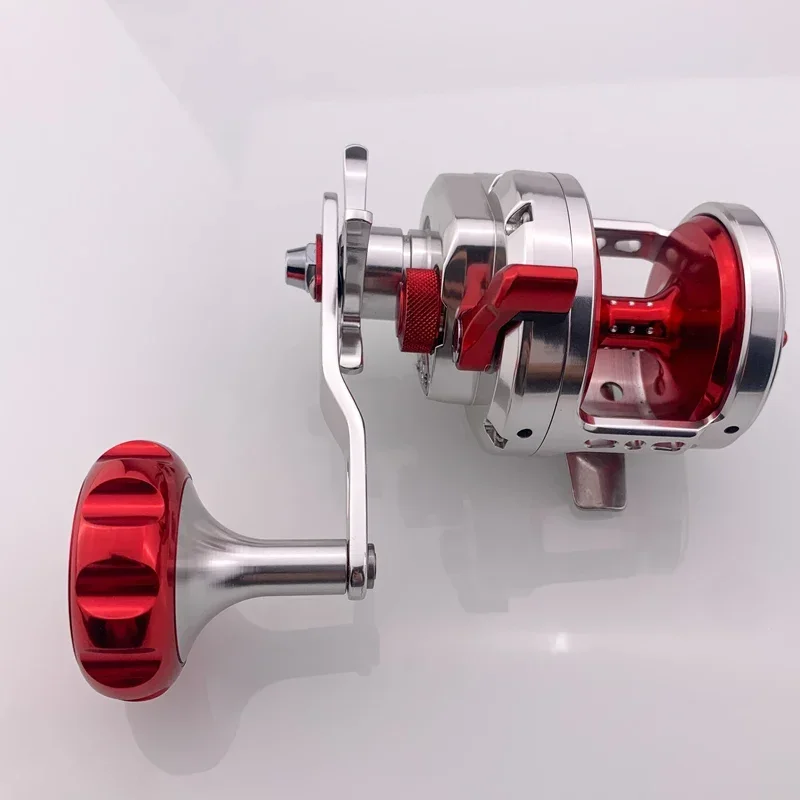 Aluminum Salt Spin Fishing Round Bait Reel Stainless Steel Bearing Wheel Jig Reel