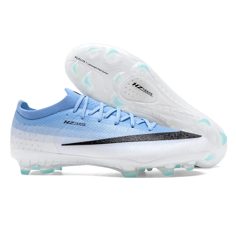 Men’s Soccer Shoes Football Cleats Low-Top Outdoor Athletic Sneaker Lightweight Long Spikes Training Football Boots