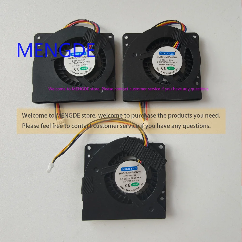 MD5008HS CPU Cooling Fan RTDPART DC5V 0.2A 4 Wire Laptop Cooler  New