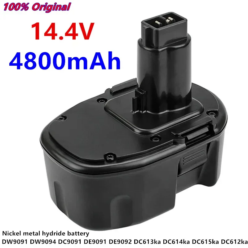 100% Origina lneu 14.4 V NiMH battery replacement tool for DeWal 4.8 ah dc9091 de9038 de9091 de9091 de9092 dw9091 dw9094