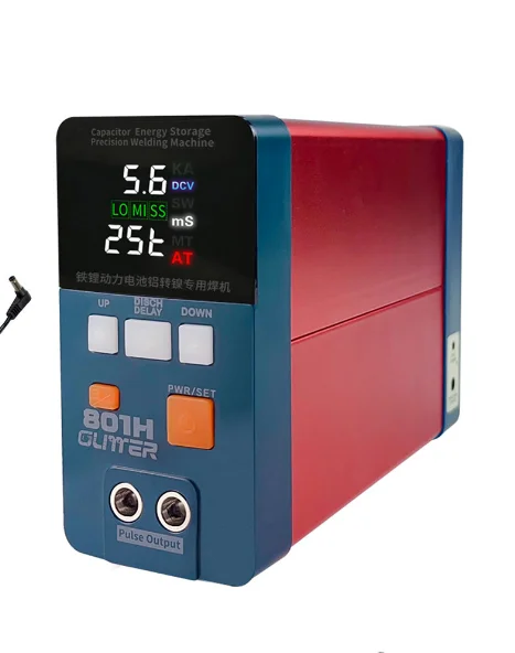 High Precision 801H 19.8KW Battery Spot Welder Capacitor Energy Storage Spot Welding Machine