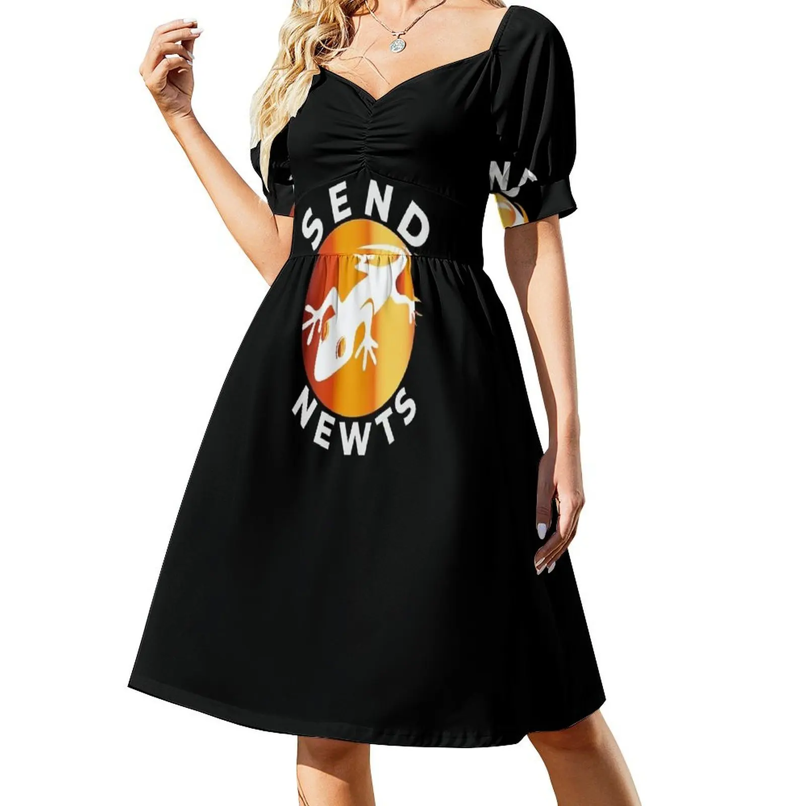 

Send Newts Short-Sleeved Dress summer outfits for women 2025 clothes for women