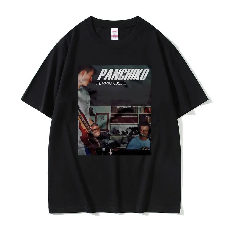 

Panchiko Ferric Oxide Album Graphic Print T-shirts Men Vintage Rock Music Band T Shirts Men's Casual 90s Oversized Tshirt